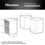 Refurbished Hisense HDCEC5C10W 50cm Electric Cooker with Air Fry - White