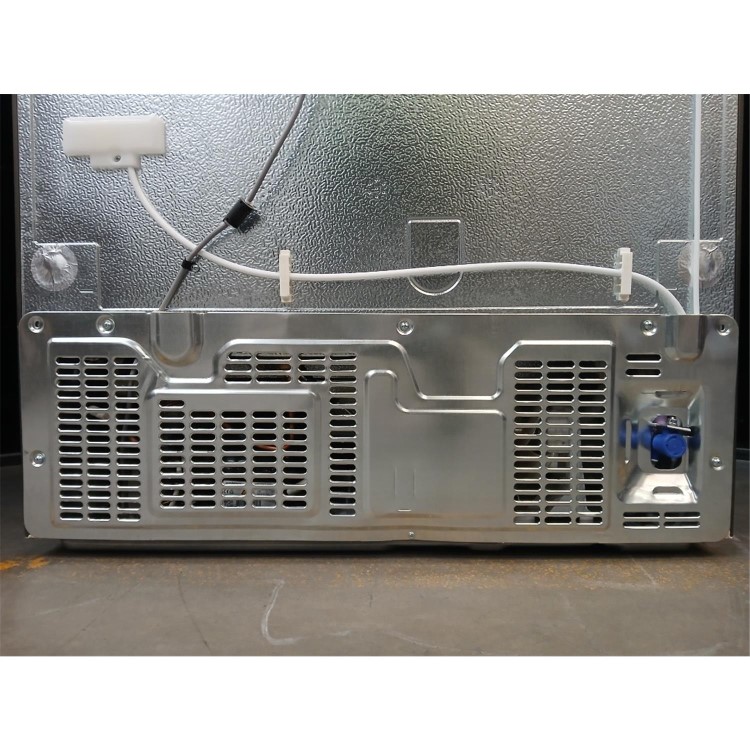 GRADE A2 - Hotpoint 578 Litre Side-By-Side American Fridge Freezer - Stainless Steel