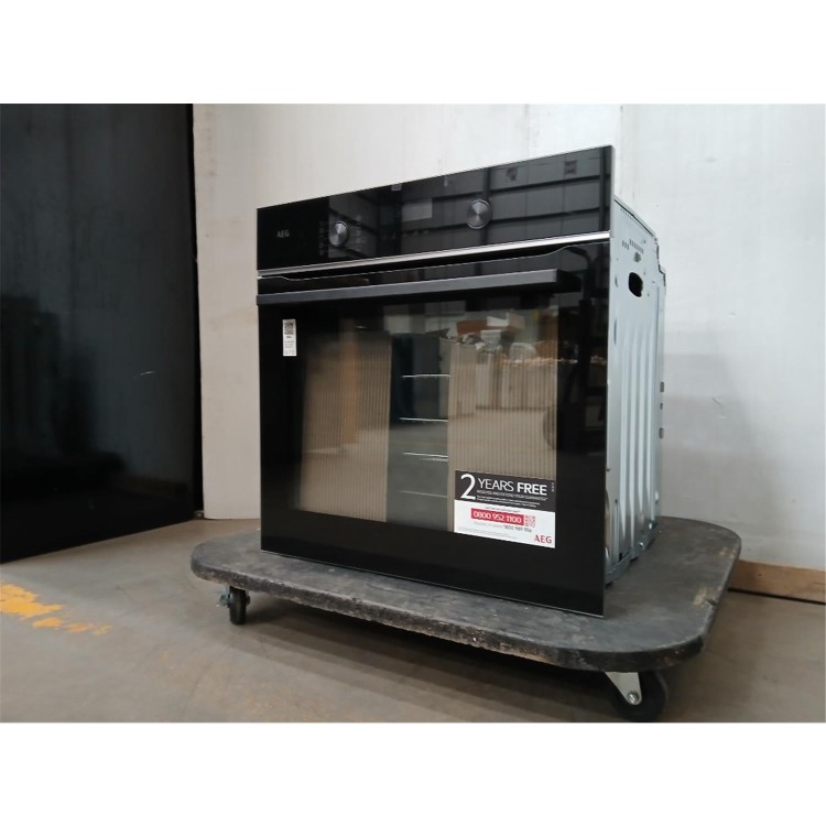 GRADE A2 - AEG 6000 Series TS6PB521AB SenseCook Electric Single Oven - Black 