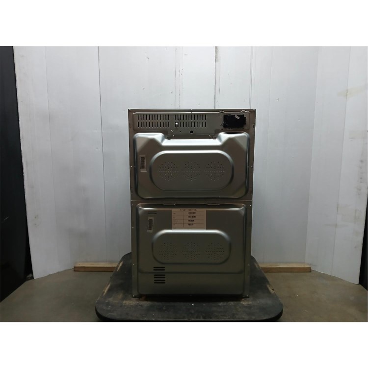 GRADE A2 - electriQ Built-In Electric Double Oven - Stainless Steel