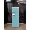 79171011/1/EQRETROTMBLUEVE GRADE A2 - electriQ 208 Litre 80/20 Retro Freestanding Fridge Freezer - Blue