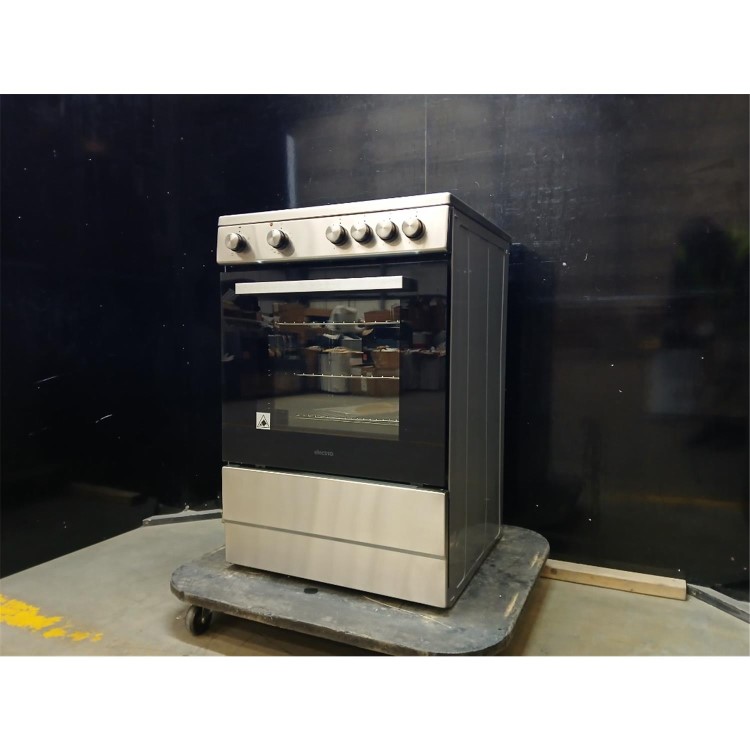 Refurbished electriQ 60cm Electric Cooker - Stainless Steel