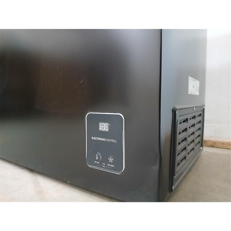 Refurbished Fridgemaster 191 Litre Chest Freezer - Black