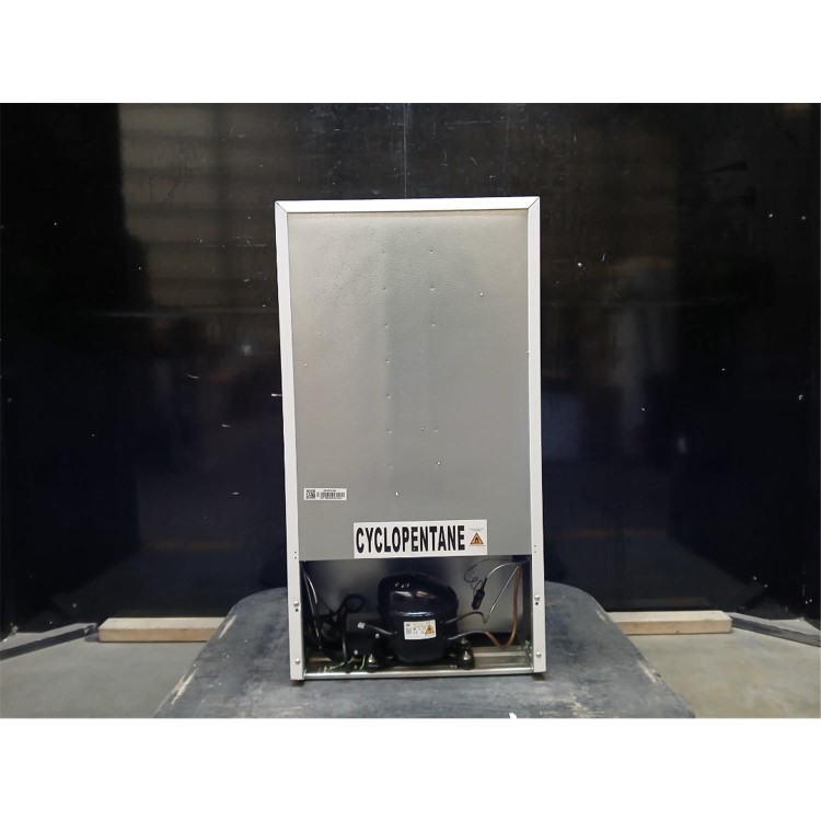 Refurbished electriQ 62 Litre Freestanding Under Counter Fridge with Ice Box - White