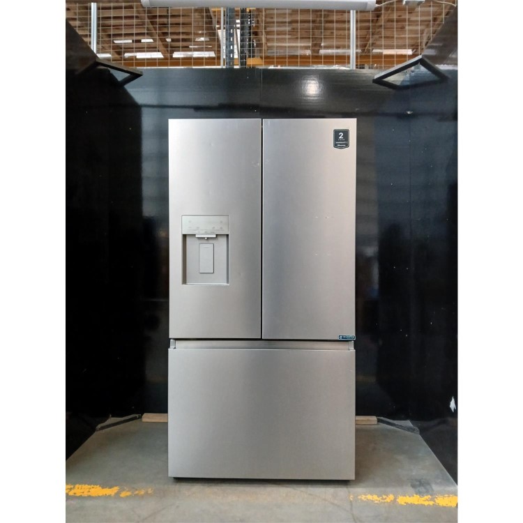 GRADE A2 - Hisense 634 Litre French Style American Fridge Freezer - Stainless Steel