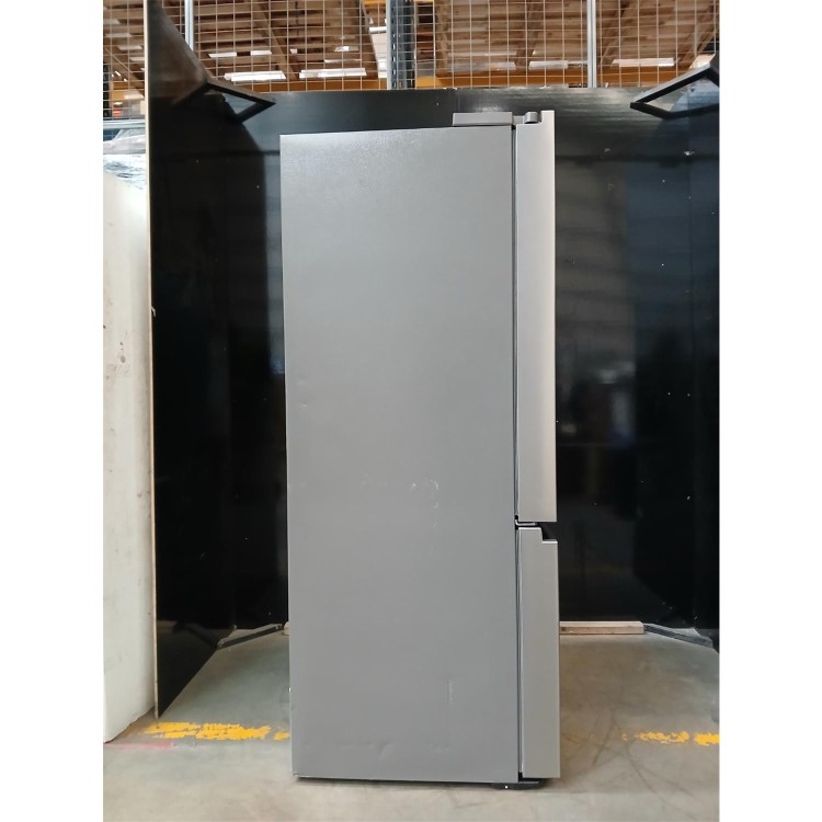 GRADE A2 - Hisense 634 Litre French Style American Fridge Freezer - Stainless Steel