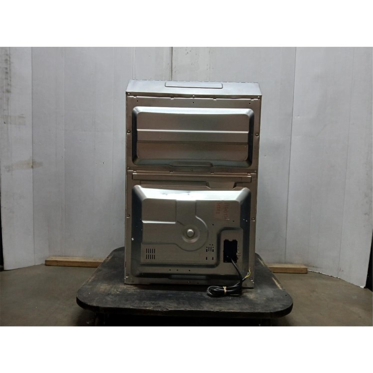 GRADE A2 - Hotpoint DIH10DIX Built-In Electric Double Oven - Stainless Steel  