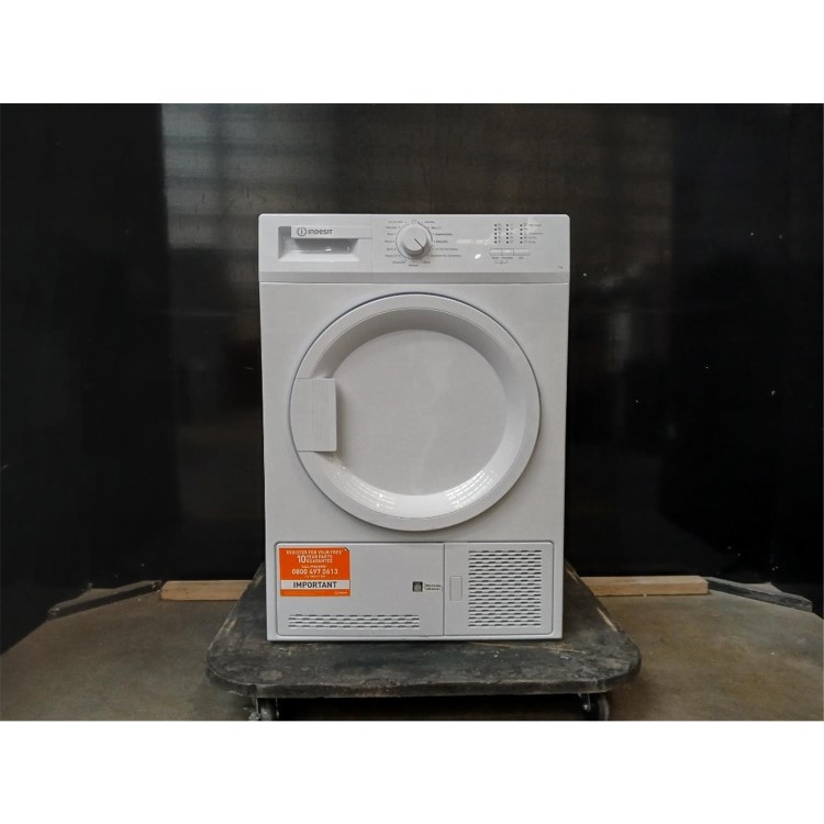 GRADE A2 - Indesit 7kg Condenser Tumble Dryer - Sensor Dry - White