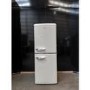 GRADE A2 - electriQ 153 Litre 60/40 Retro Freestanding Fridge Freezer - Cream Total No Frost