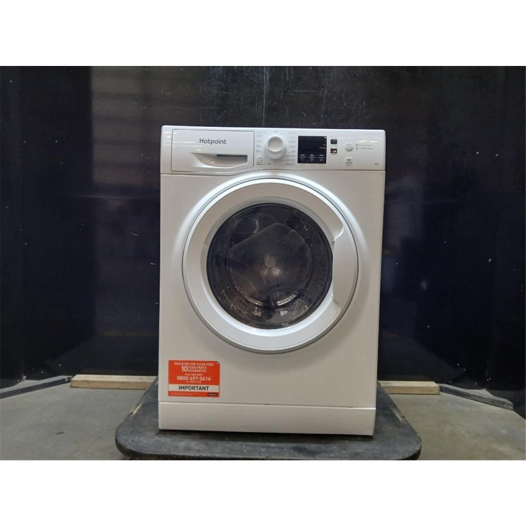 GRADE A2 - Hotpoint AntiStain 8kg 1400rpm Washing Machine - White