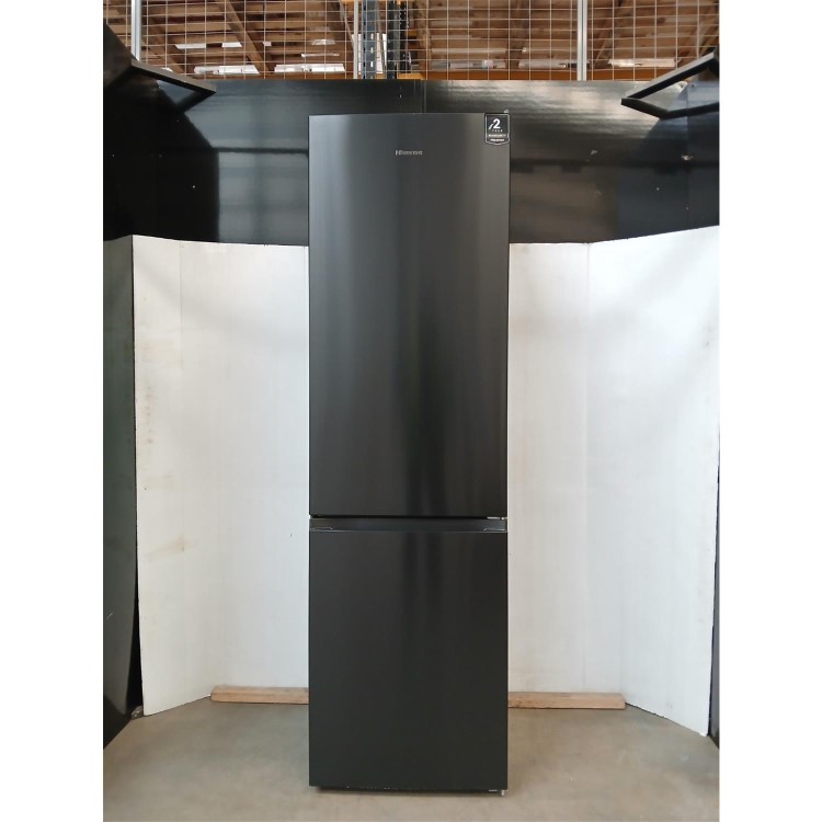 GRADE A2 - Hisense 336 Litre 60/40 Freestanding Fridge Freezer - Black