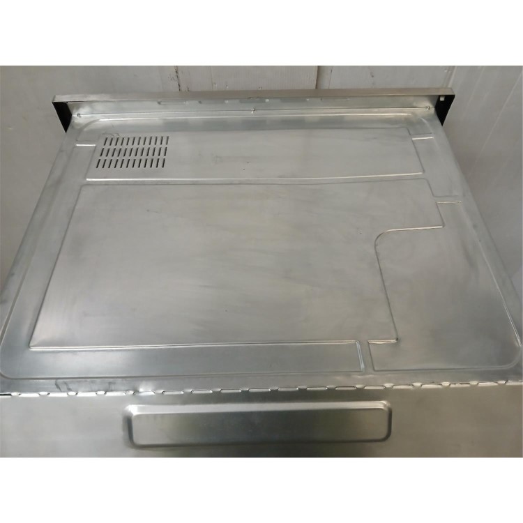 GRADE A2 - Indesit DII10DIX Electric Built In Double Oven - Stainless Steel 