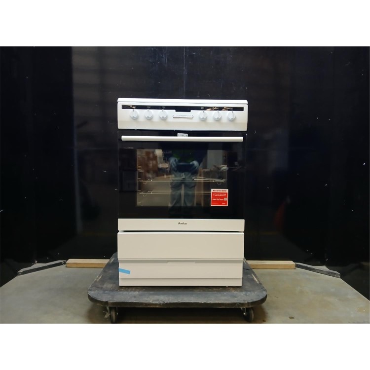 GRADE A2 - Amica 60cm Electric Cooker - White