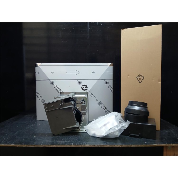 GRADE A3 - Hotpoint 70cm Chimney Cooker Hood - Stainless Steel