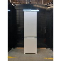 GRADE A2 - electriQ 249 Litre 178cm 70/30 Integrated Fridge Freezer - White with Sliding Door Hinge