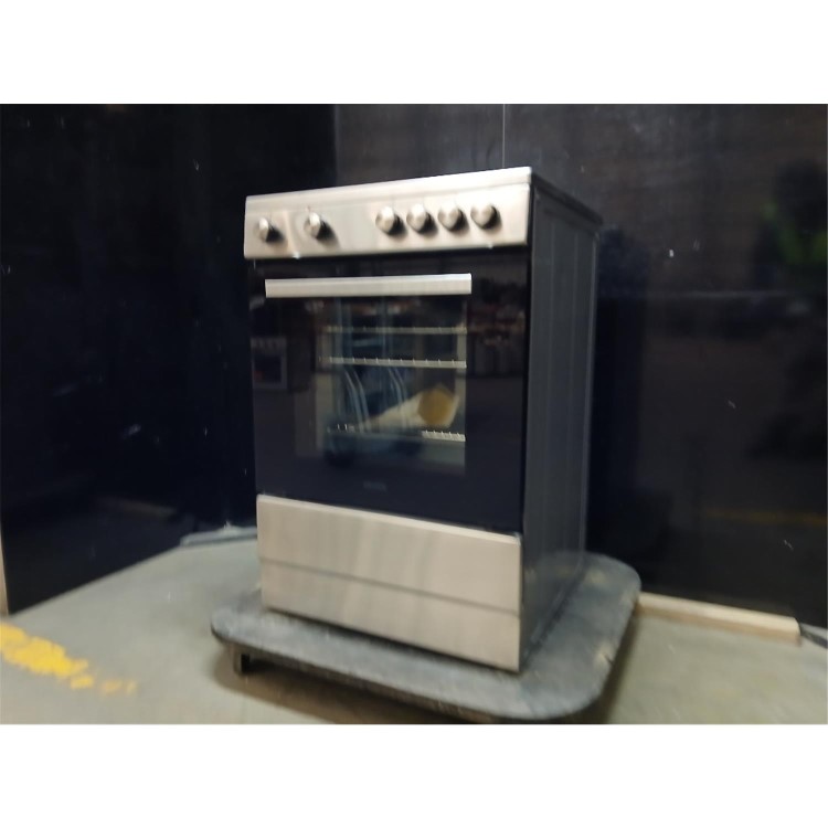 GRADE A2 - electriQ 60cm Electric Cooker - Stainless Steel