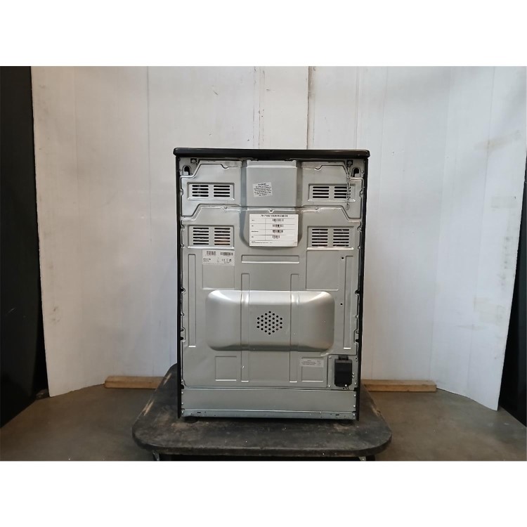 GRADE A2 - electriQ 60cm Double Oven Electric Cooker - Cream