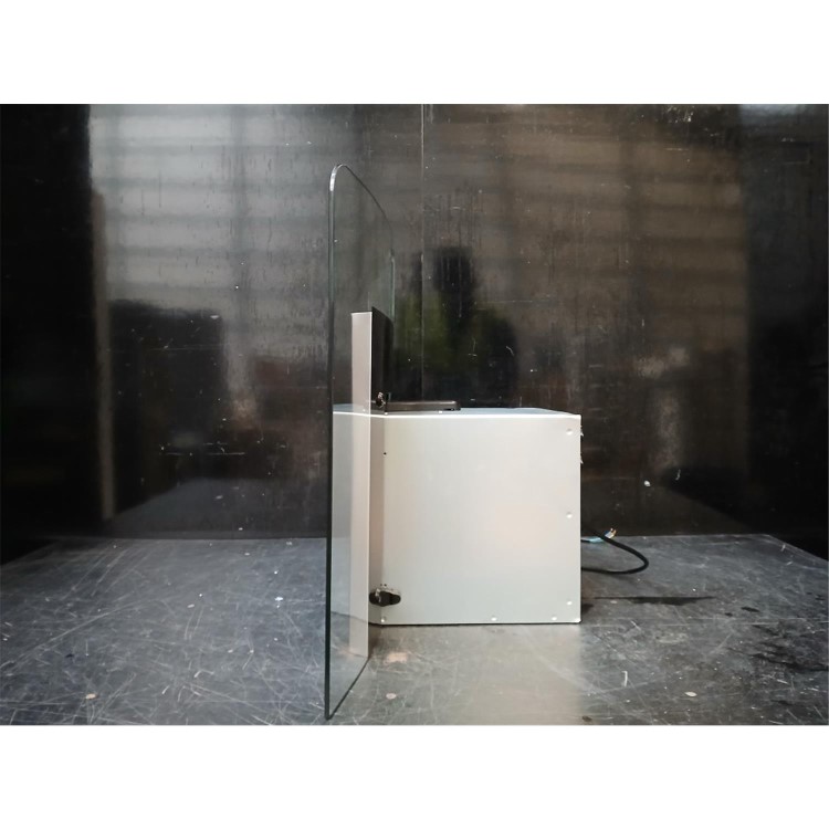 GRADE A3 - CDA 70cm Curved Glass Chimney Cooker Hood - Stainless Steel