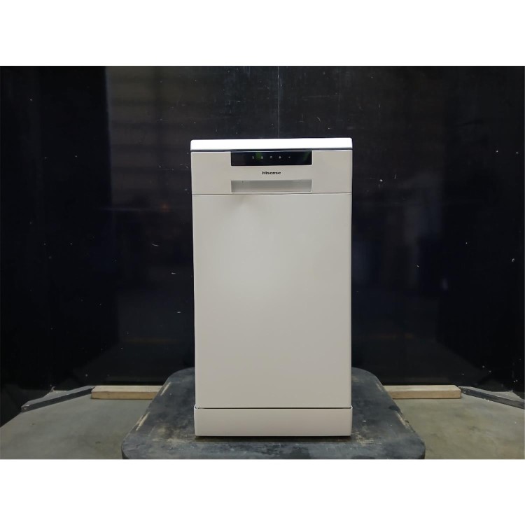 GRADE A2 - Hisense Hi4 Freestanding Slimline Dishwasher - Super Silent - White
