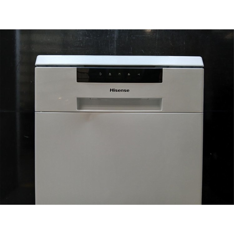 GRADE A2 - Hisense Hi4 Freestanding Slimline Dishwasher - Super Silent - White