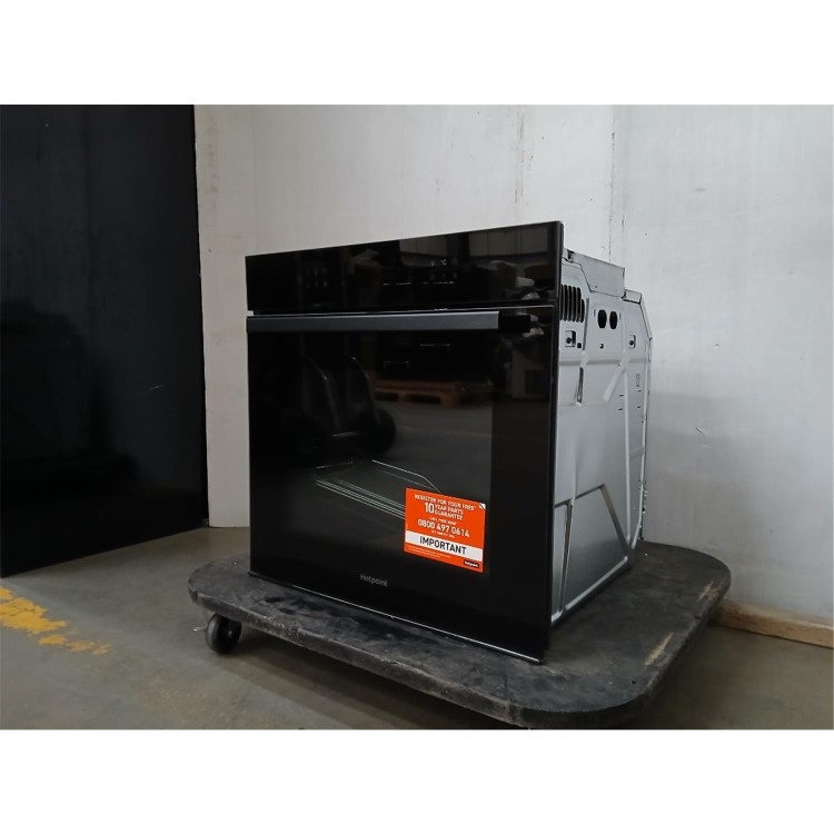 Refurbished Hotpoint Class 6 ActiveMultiflow HOI68PPT2SBUK Electric Single Fan Oven with Air Fry and DualClean- Black