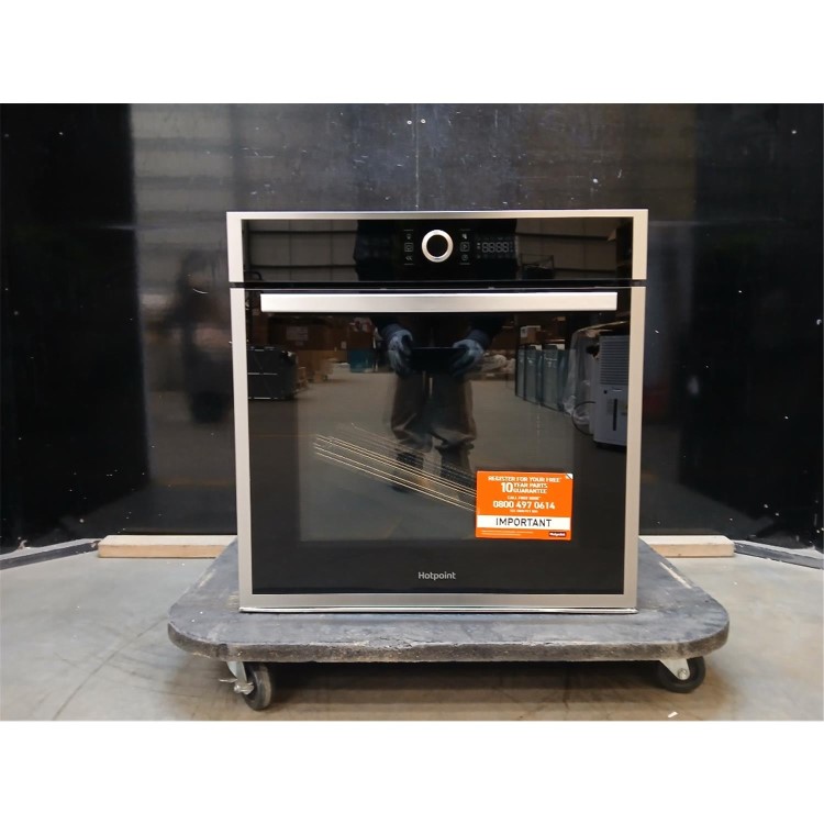 GRADE A2 - Hotpoint Class 4 HOI4S8HM0XUK Fan Oven with Air Fry - Stainless Steel