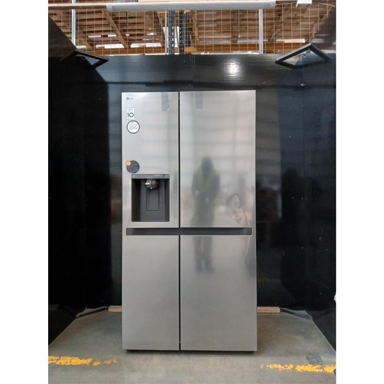Refurbished LG NatureFRESH GSLC41PYPE 641 Litre Side-By-Side American Fridge Freezer - Prime Silver