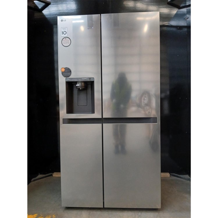 Refurbished LG NatureFRESH GSLC41PYPE 641 Litre Side-By-Side American Fridge Freezer - Prime Silver