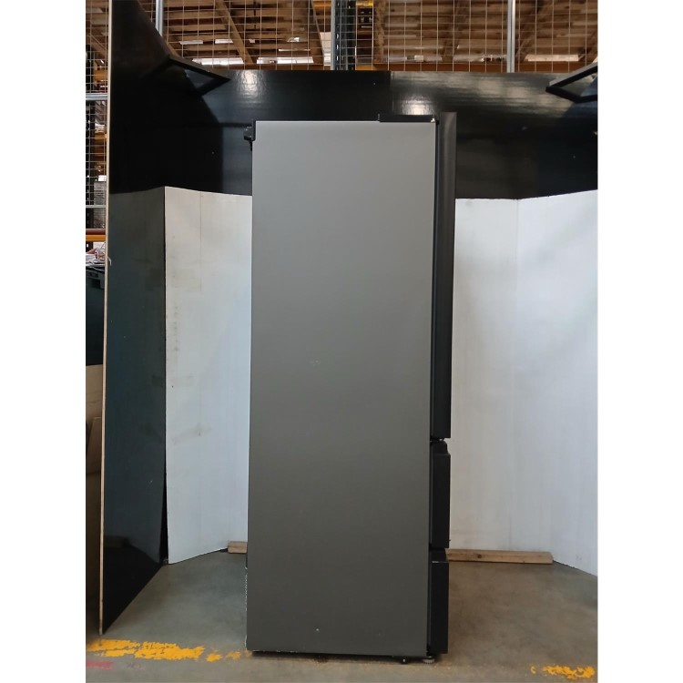 Refurbished Hotpoint 510 Litre French Style American Fridge Freezer - Inox