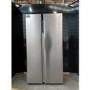 Refurbished Haier Series 3 528 Litre Side-by-Side American Fridge Freezer - Stainless Steel