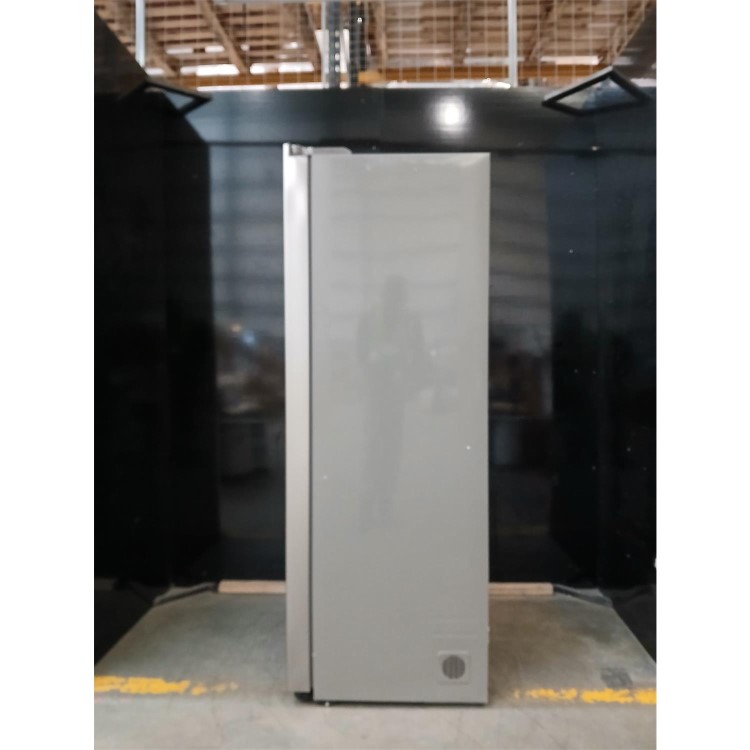Refurbished Haier Series 3 528 Litre Side-by-Side American Fridge Freezer - Stainless Steel