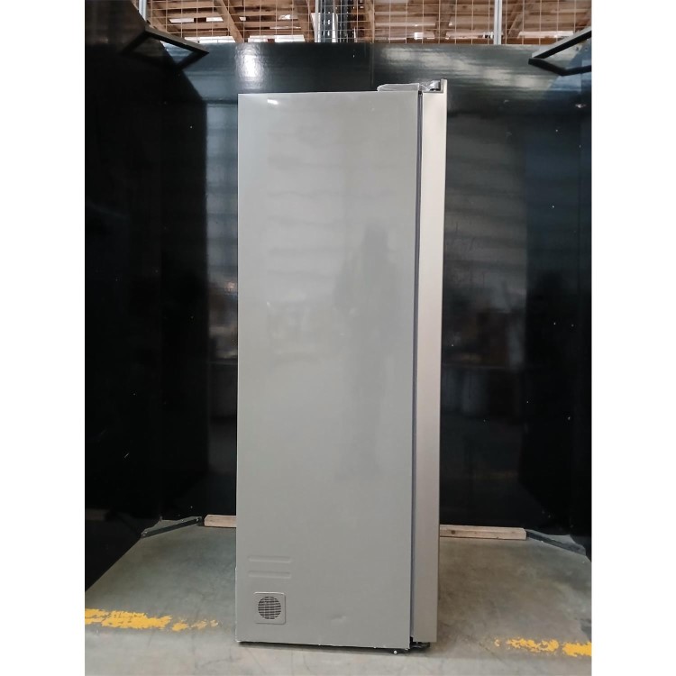 Refurbished Haier Series 3 528 Litre Side-by-Side American Fridge Freezer - Stainless Steel