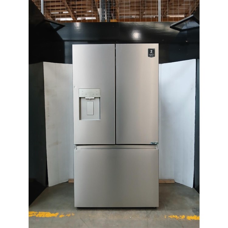 Refurbished Hisense 634 Litre French Style American Fridge Freezer - Stainless Steel
