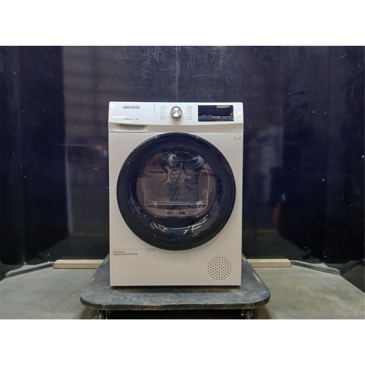 GRADE A2 - electriQ 9kg Heat Pump Tumble Dryer - A++ Rated, Quiet - White