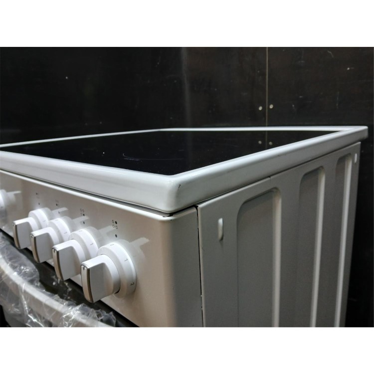 GRADE A2 - Indesit 60cm Twin Cavity Electric Cooker - White