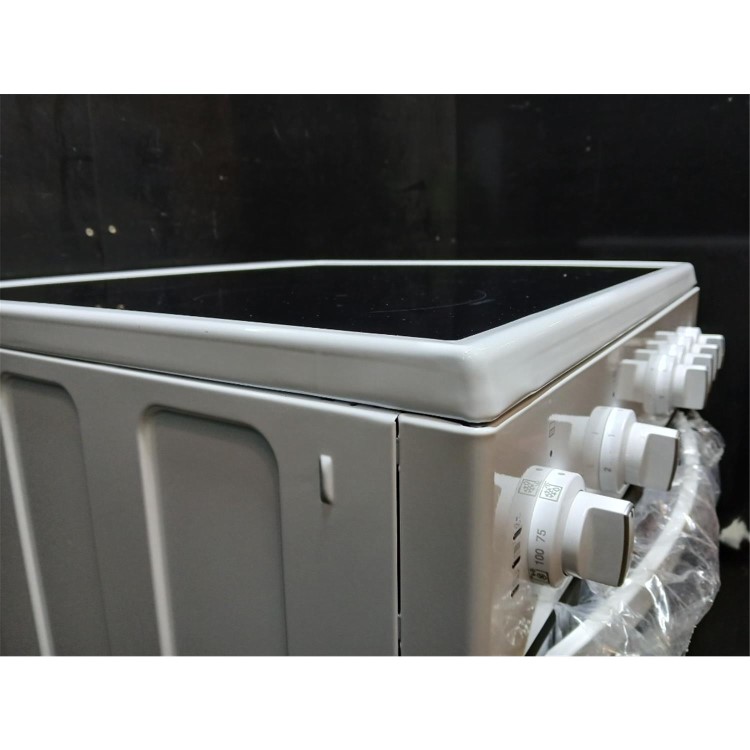 GRADE A2 - Indesit 60cm Twin Cavity Electric Cooker - White