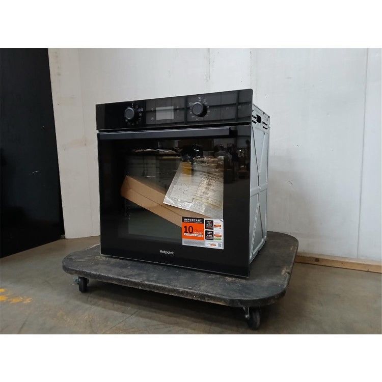 Refurbished Hotpoint Class 2 Multiflow HO 458HF B UK Single Electric Fan Oven with Air Fry  - Black