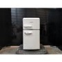 Refurbished electriQ 80 Litre 70/30 Retro Freestanding Fridge Freezer – Cream