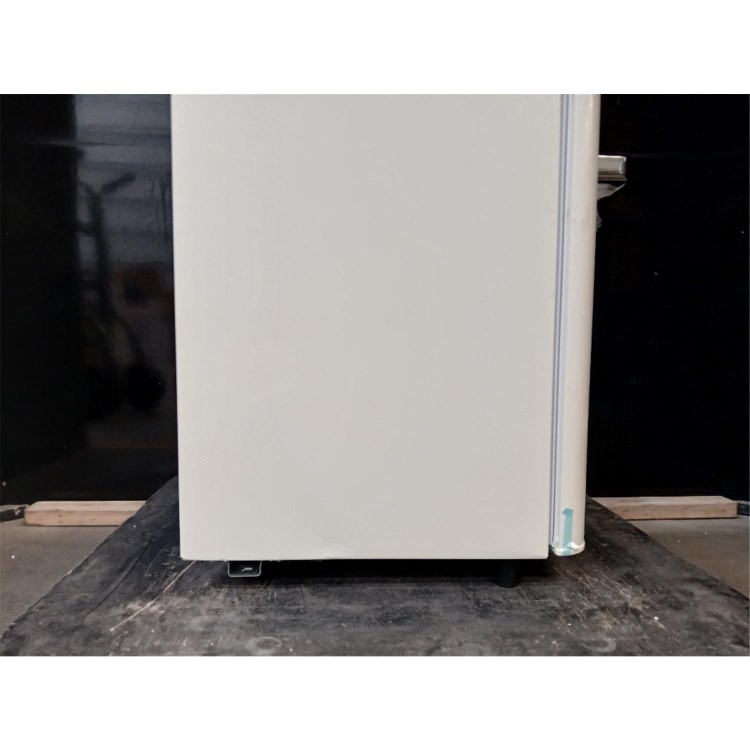 Refurbished electriQ 80 Litre 70/30 Retro Freestanding Fridge Freezer – Cream