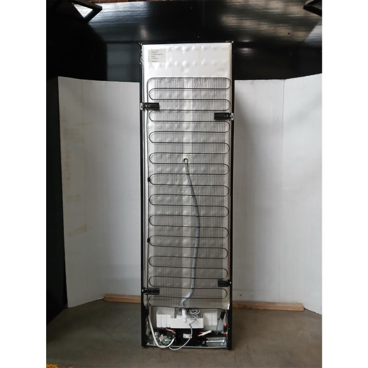 Refurbished Indesit Freestanding 287 Litre 50/50 55cm Fridge Freezer with Low Frost Technology in Black, E Rated