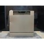 GRADE A2 - electriQ XL Mini Table Top Dishwasher - Silver