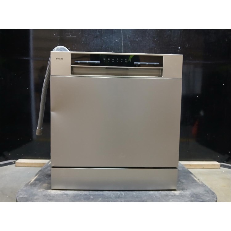 GRADE A2 - electriQ XL Mini Table Top Dishwasher - Silver