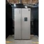GRADE A2 - Hisense PureFlat 541 Litre Side-by-Side American Fridge Freezer - Silver