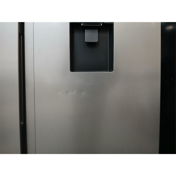 GRADE A2 - Hisense PureFlat 541 Litre Side-by-Side American Fridge Freezer - Silver