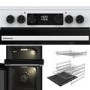 Refurbished Hisense HDCEC5C10W 50cm Electric Cooker with Air Fry - White