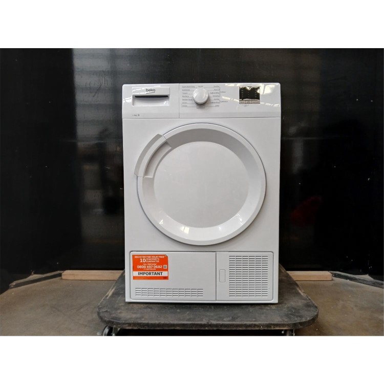 Refurbished Beko 8kg Condenser Tumble Dryer - Sensor Dry - White