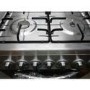 GRADE A2 - Indesit 50cm Dual Fuel Cooker - Stainless Steel