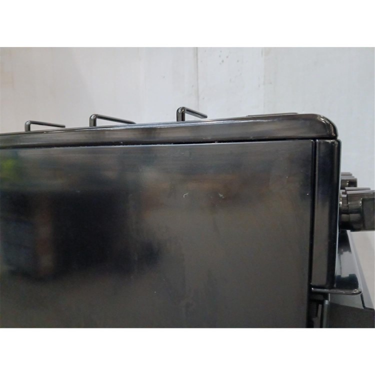 GRADE A2 - electriQ 60cm Dual Fuel Cooker - Black