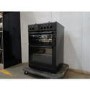 GRADE A2 - electriQ 60cm Dual Fuel Cooker - Black