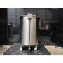 GRADE A3 - Hamoki Mobile Round Waste Bin - 100 Ltr